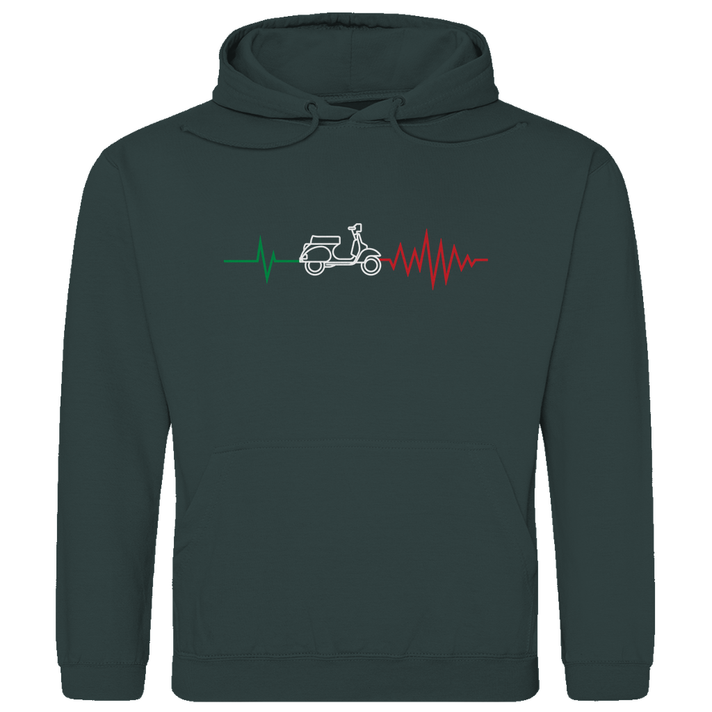 Heartbeat Vespa Hoodie