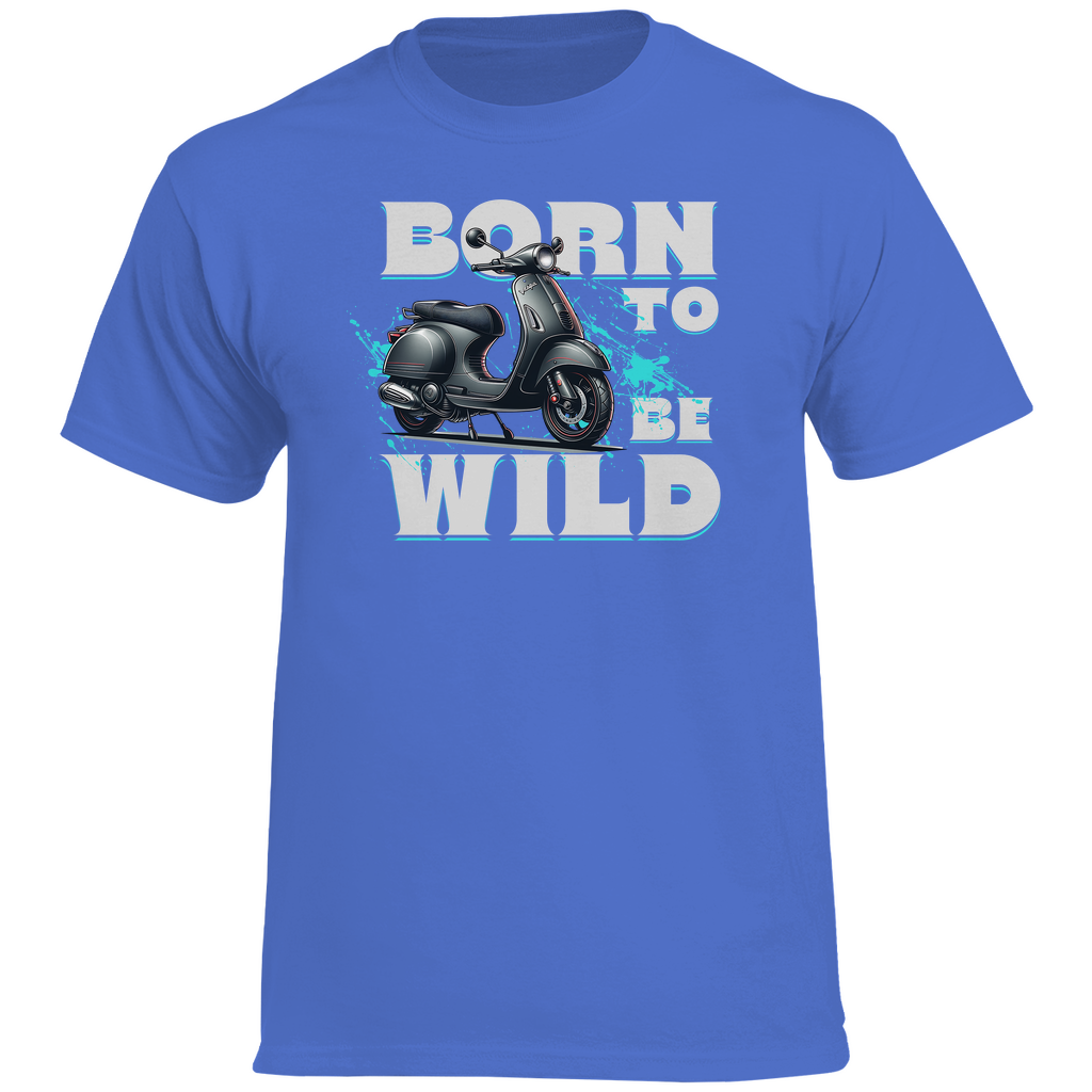 BORN TO BE WILD Vespa GTS T-Shirt