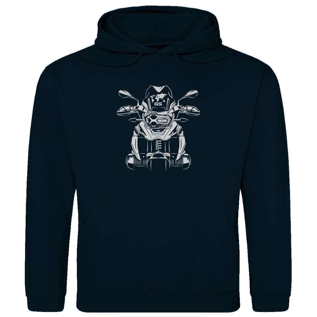 BMW GS Frontansicht Hoodie