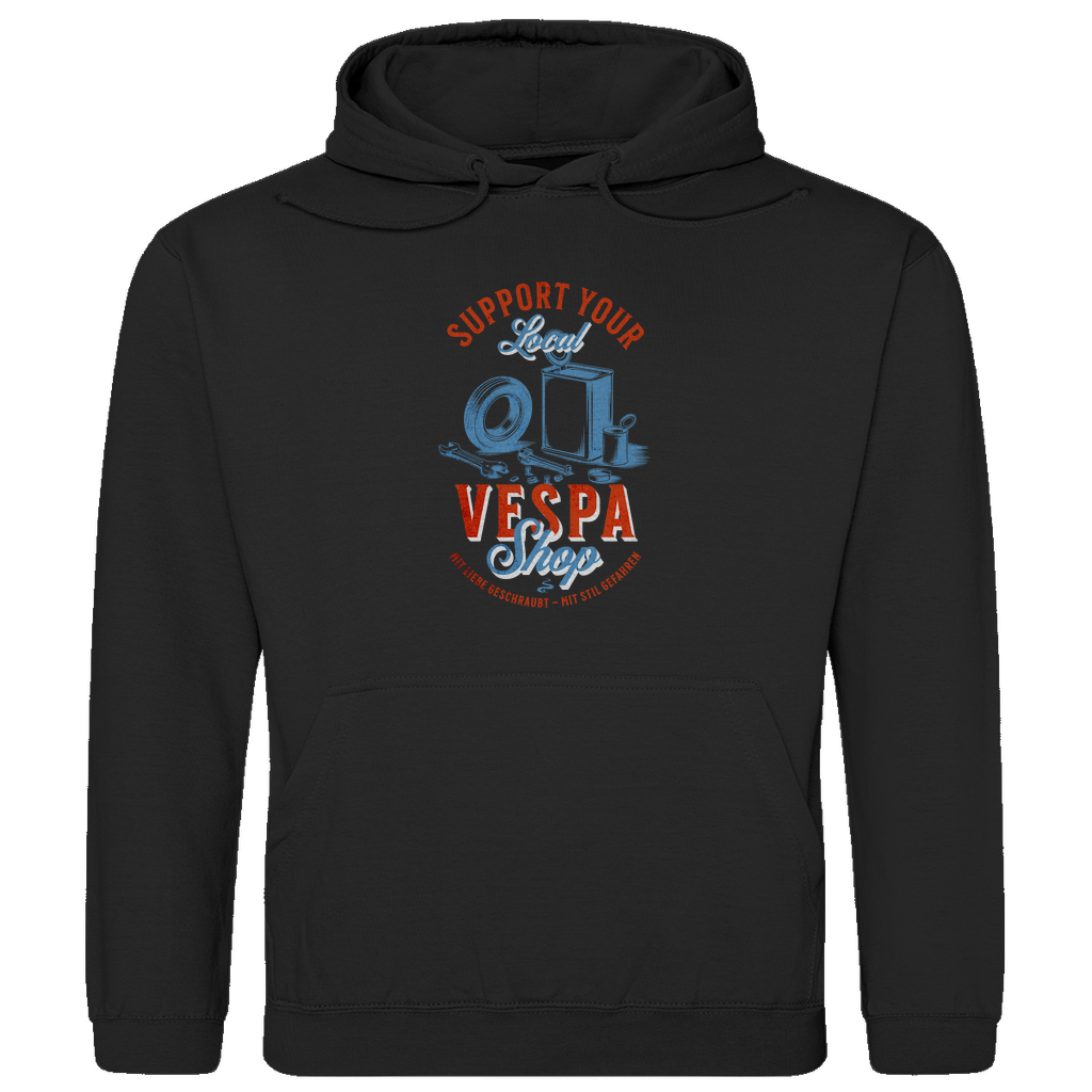 Support Your Local Vespa Shop Hoodie