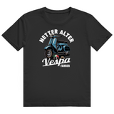 Netter alter Vespa Fahrer T-Shirt