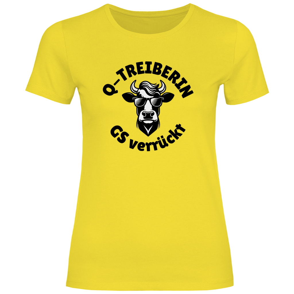 Q-Treiberin GS verrückt Damen T-Shirt