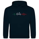 Heartbeat Vespa Hoodie - New French Navy - XL
