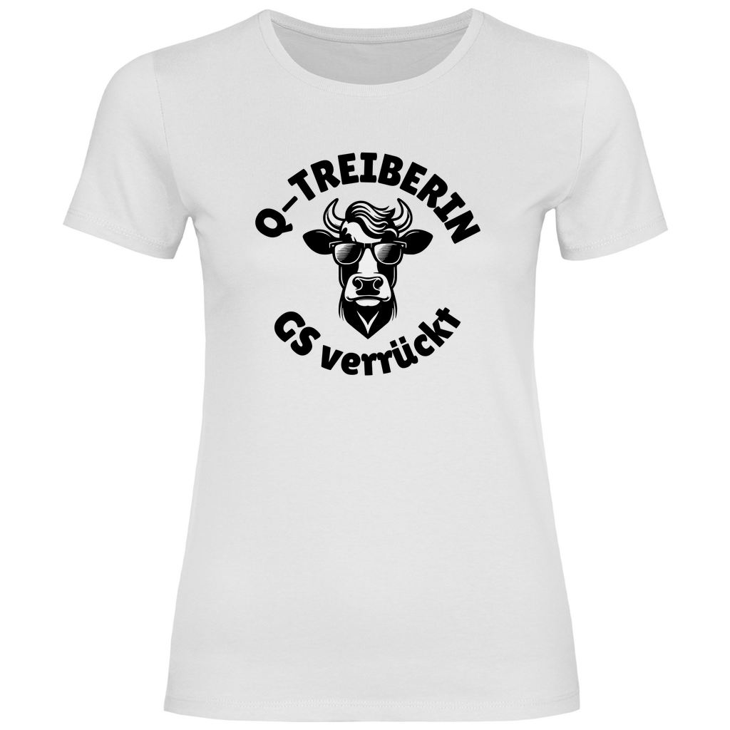 Q-Treiberin GS verrückt Damen T-Shirt