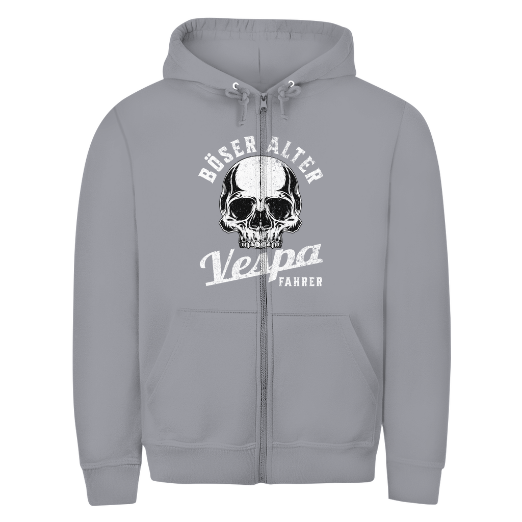 Böser alter Vespa Fahrer Hoodie Zipper