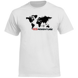 Weltkarte GS Adventure T-Shirt - White - 3XL