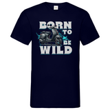 BORN TO BE WILD Vespa GTS V-Neck T-Shirt