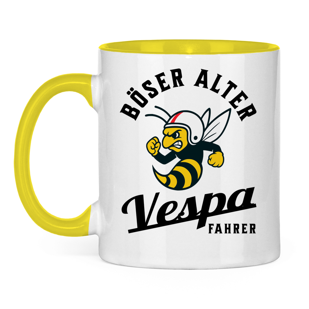 Tasse Böser alter Vespa Fahrer Wespe