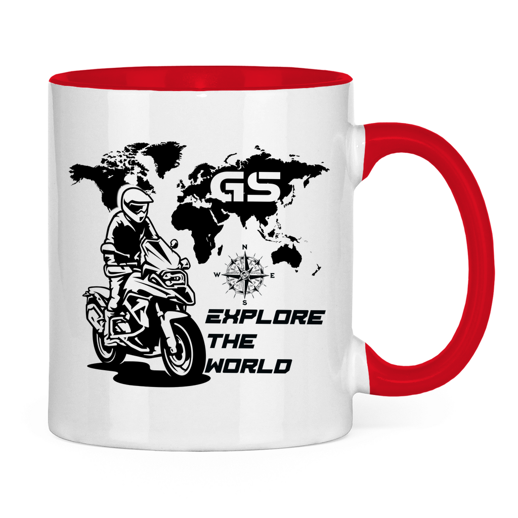 Tasse Weltkarte