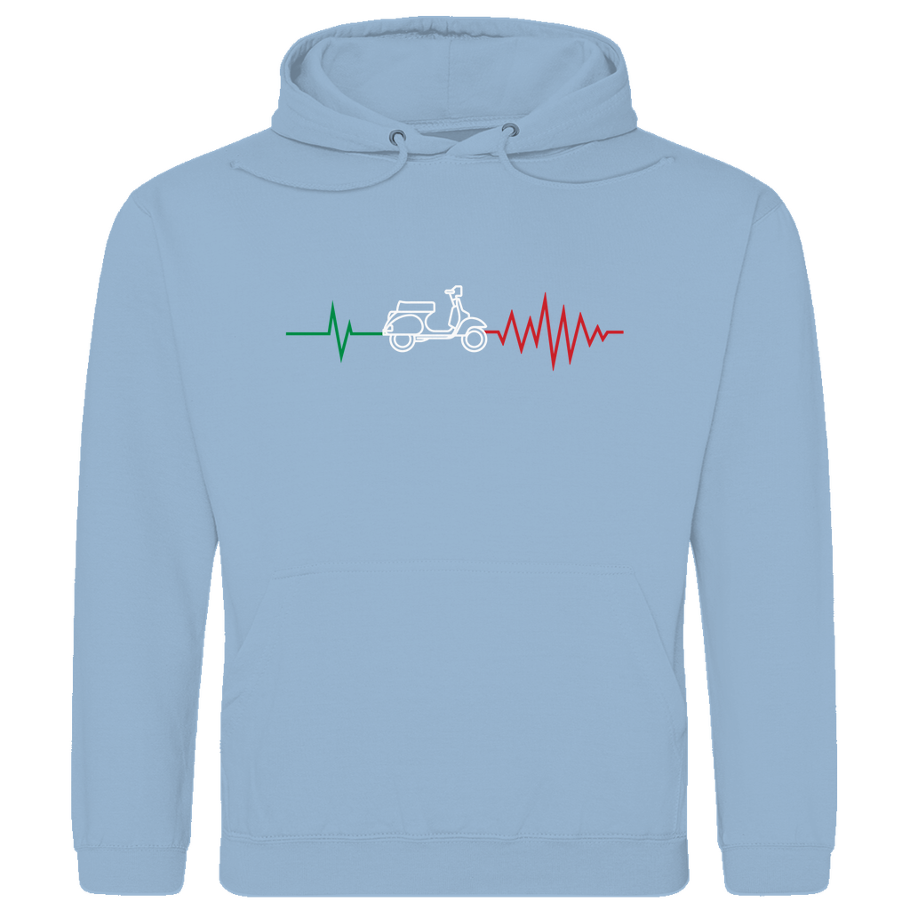 Heartbeat Vespa Hoodie