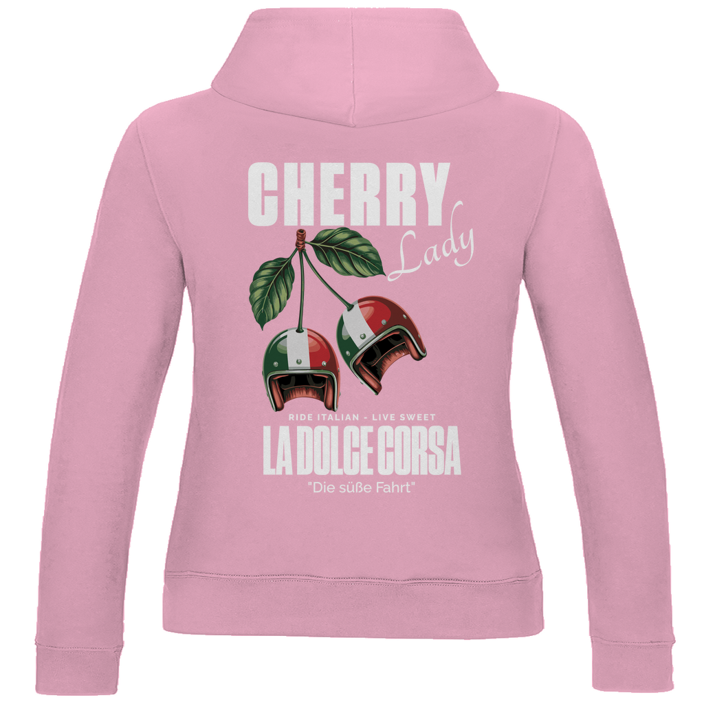 Damen Hoodie Cherry Lady (Rücken)