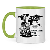 Tasse Weltkarte
