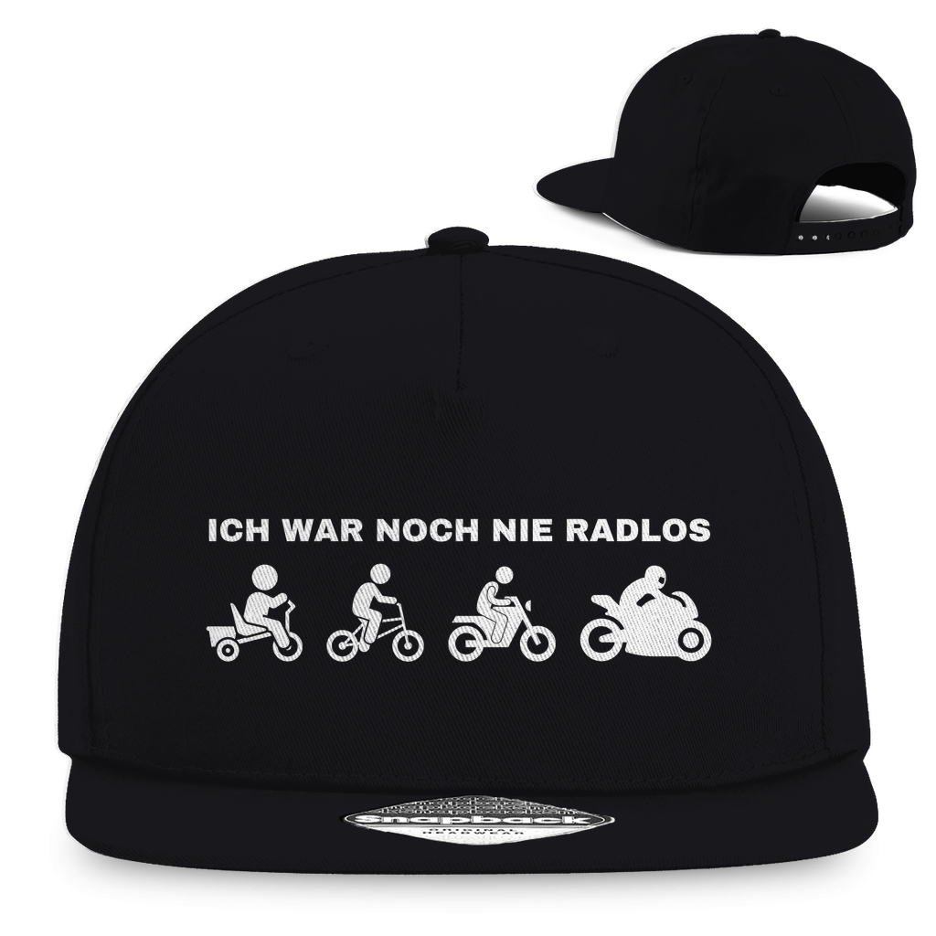 Radlos Snapback Motorrad Cap