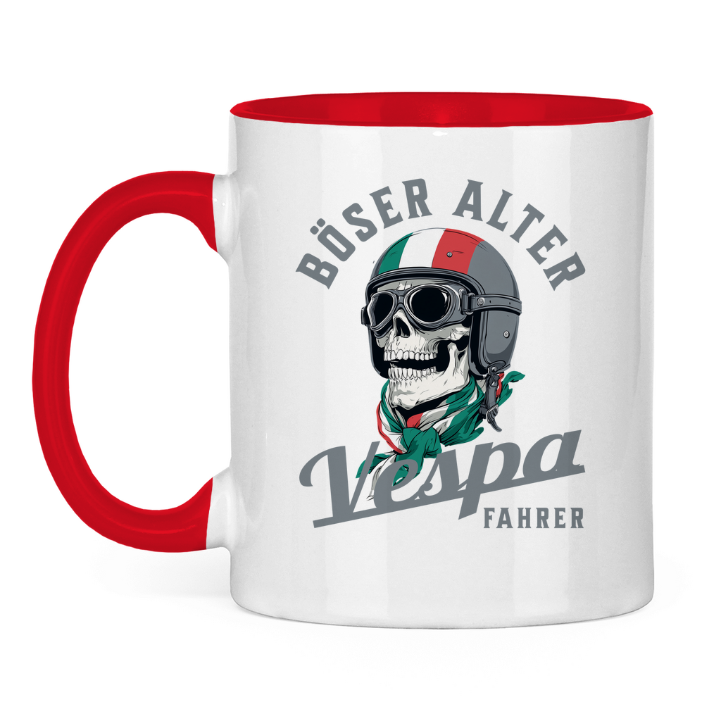 Tasse Böser alter Vespa Fahrer 