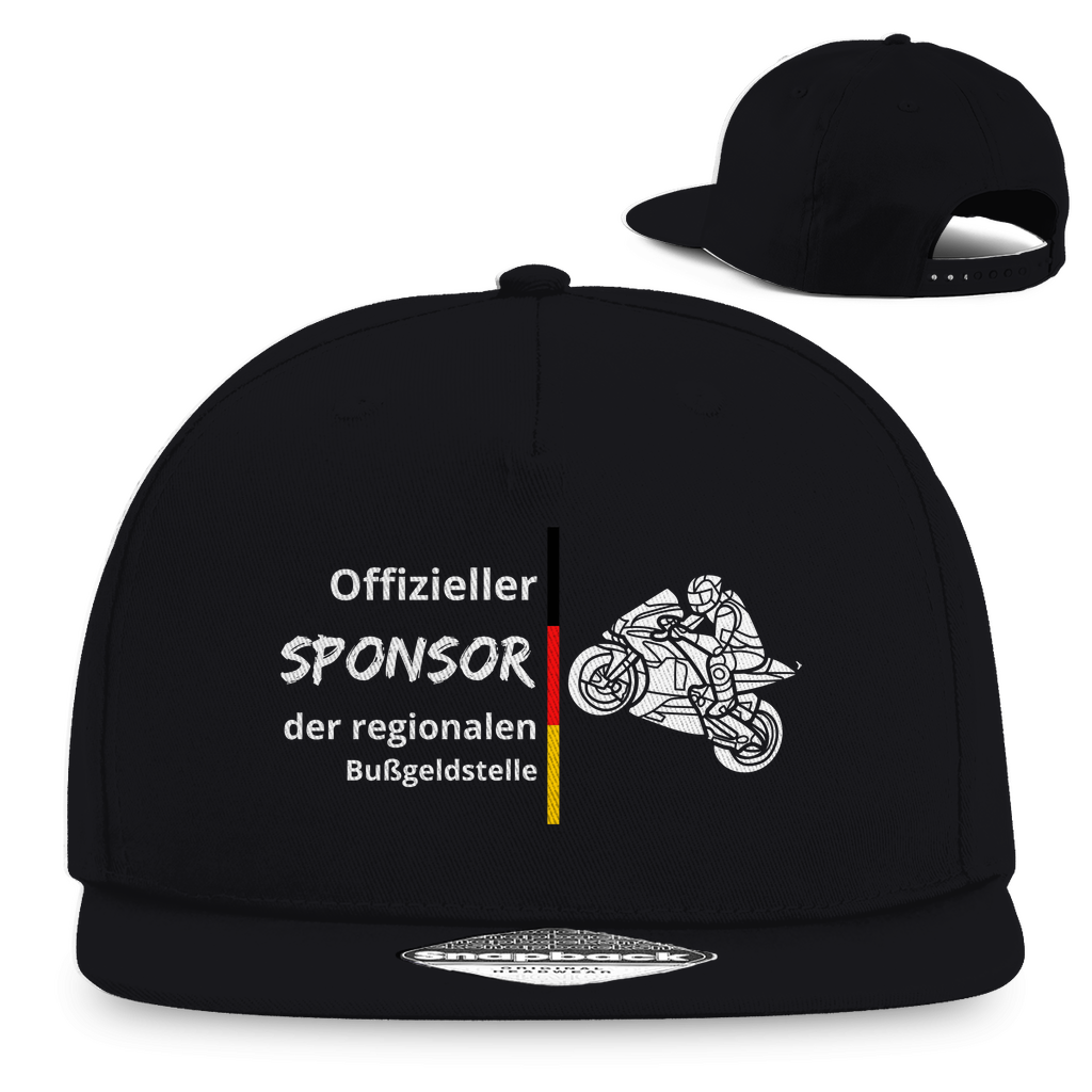 Sponsor Snapback Motorrad Cap