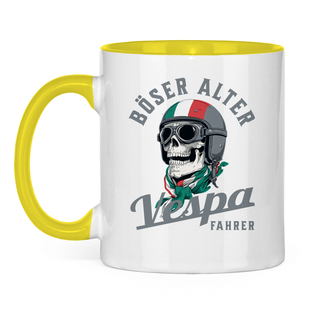 Tasse Böser alter Vespa Fahrer 
