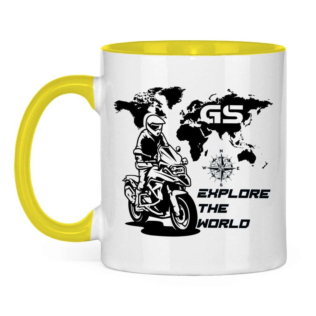 Tasse Weltkarte