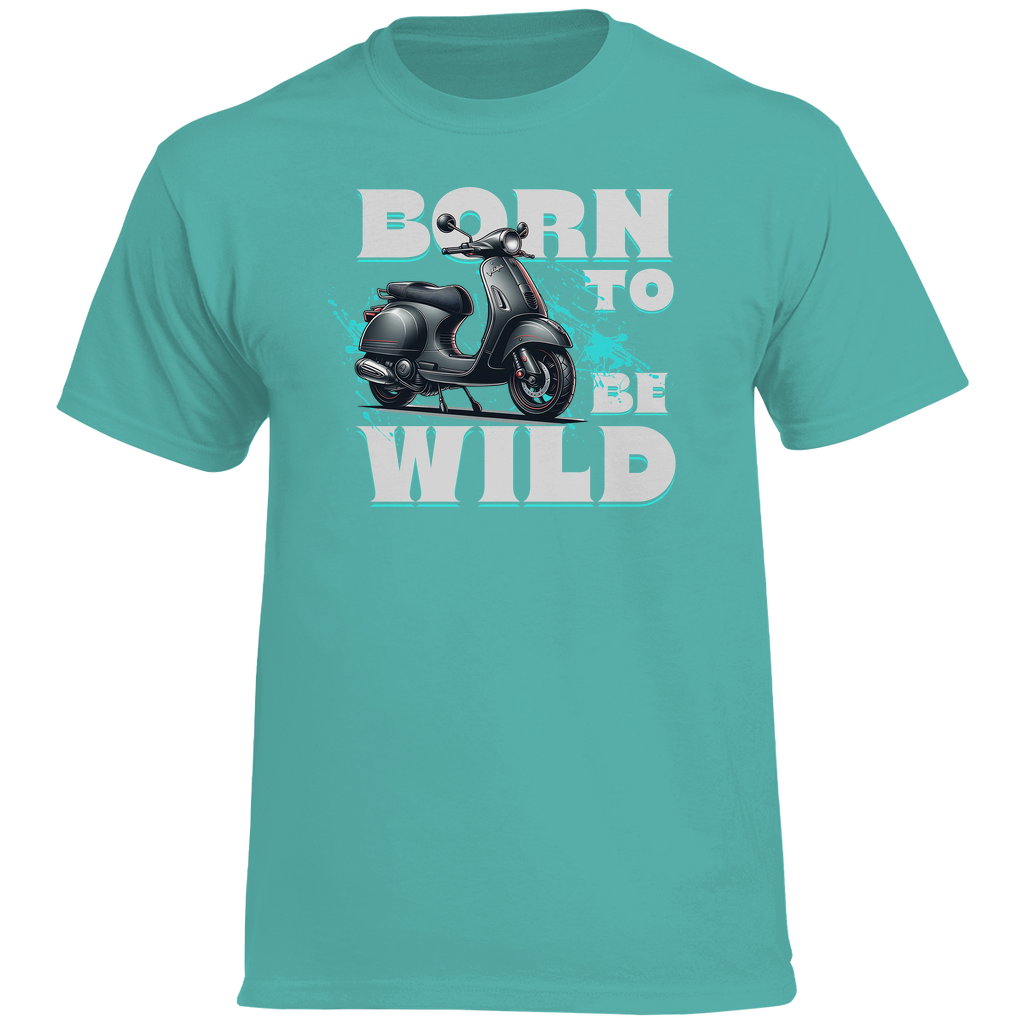 BORN TO BE WILD Vespa GTS T-Shirt