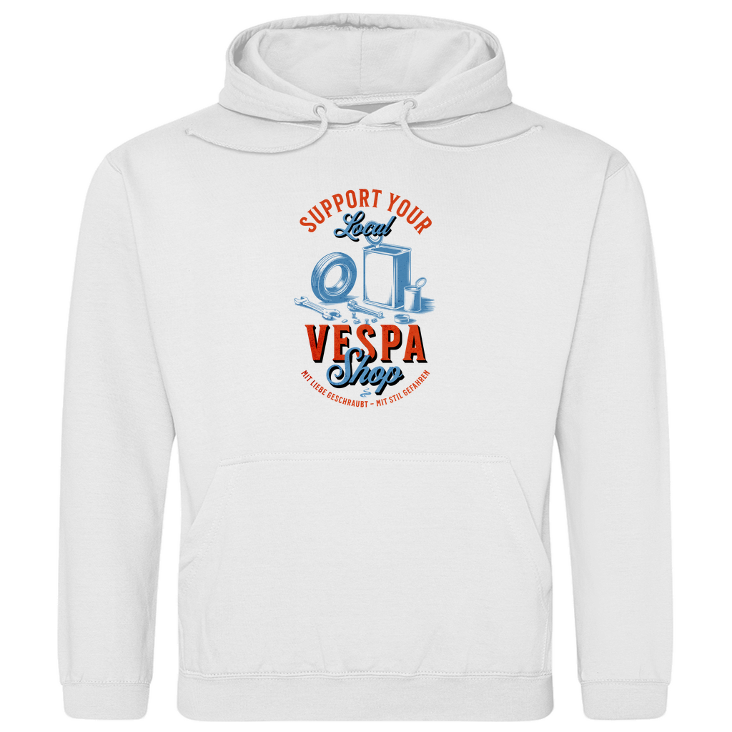 Support Your Local Vespa Shop Hoodie