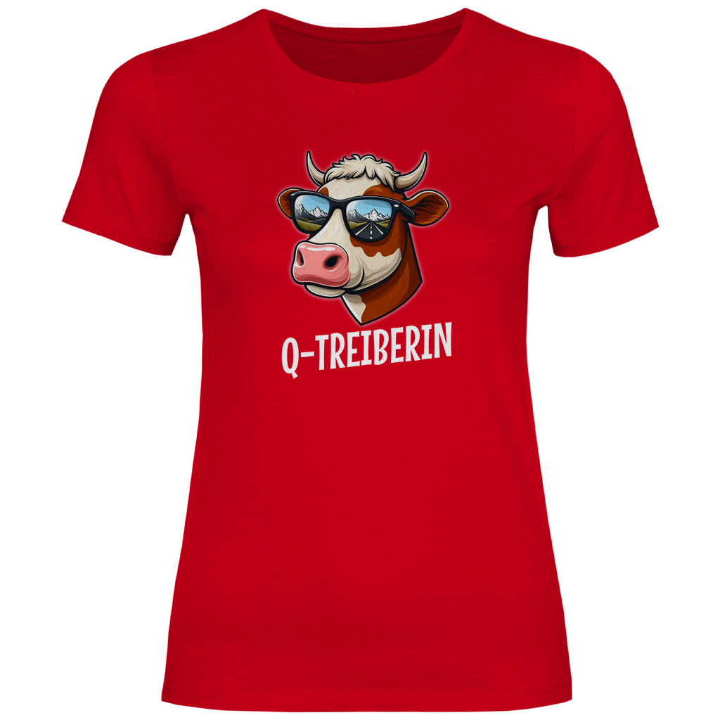 Q-Treiberin  Frauen T-Shirt