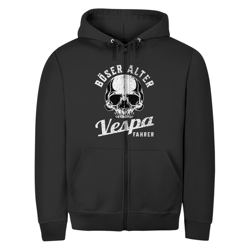 Böser alter Vespa Fahrer Hoodie Zipper