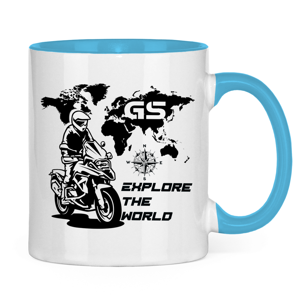 Tasse Weltkarte