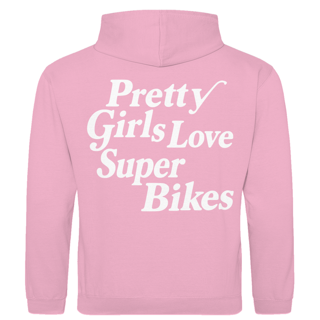 Hoodie Pretty Girls love Superbikes