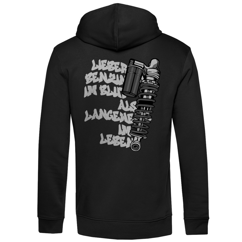 Benzin im Blut Motorrad Hoodie