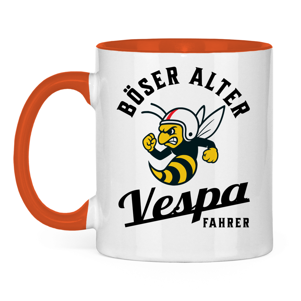 Tasse Böser alter Vespa Fahrer Wespe
