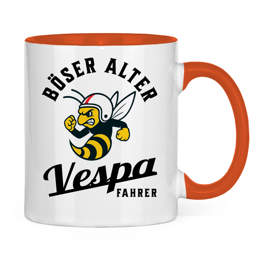 Tasse Böser alter Vespa Fahrer Wespe