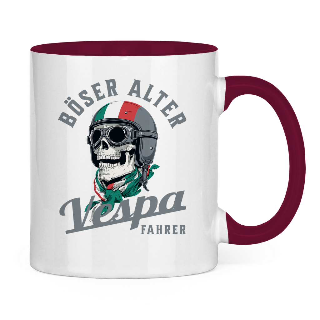 Tasse Böser alter Vespa Fahrer 