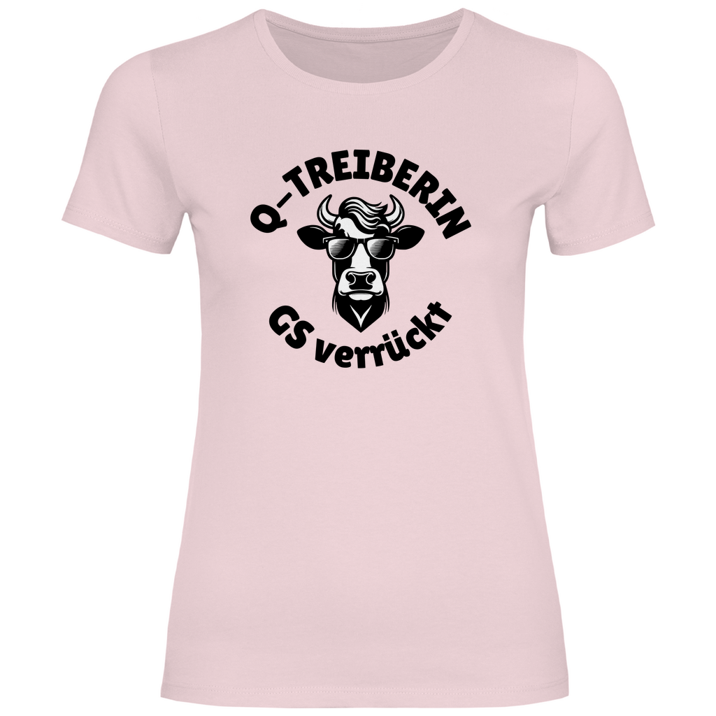 Q-Treiberin GS verrückt Damen T-Shirt