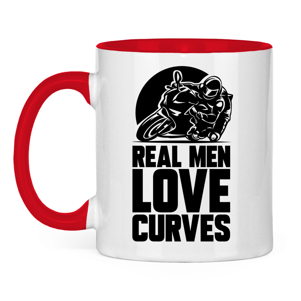 Real Man Motorrad Tasse