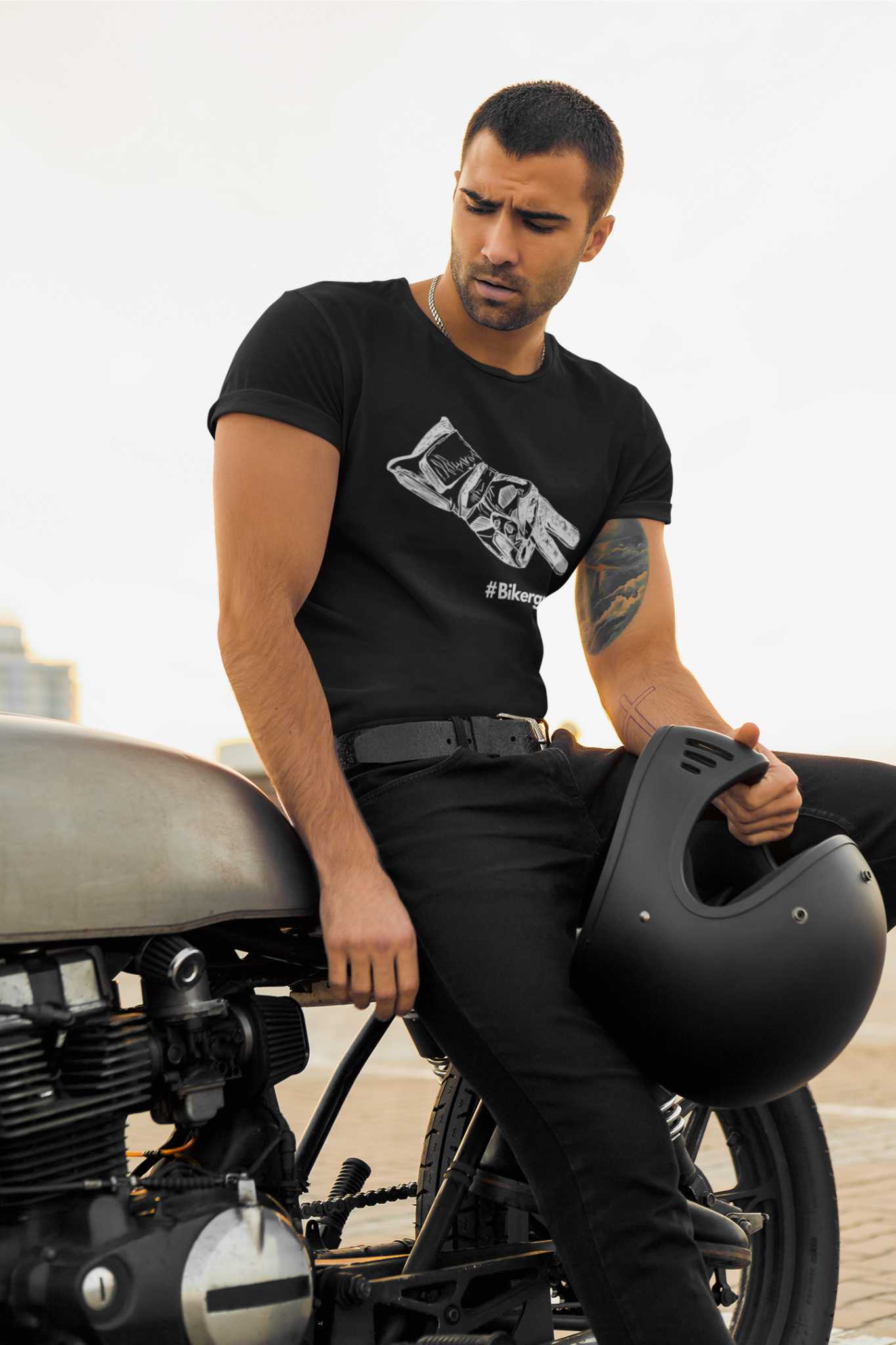 #Bikergruß | Motorrad T-Shirt