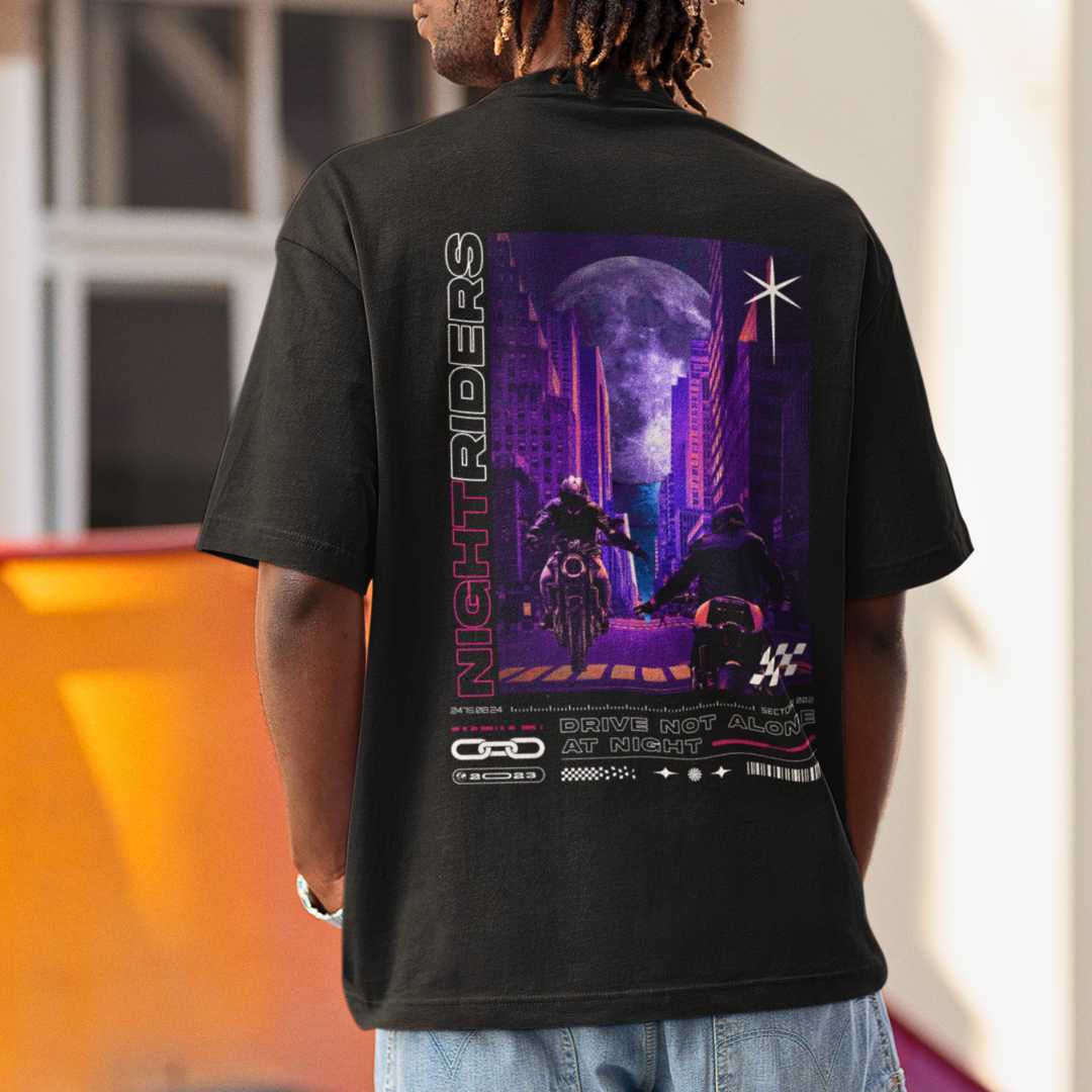 Nightriders Motorrad Oversized T-Shirt