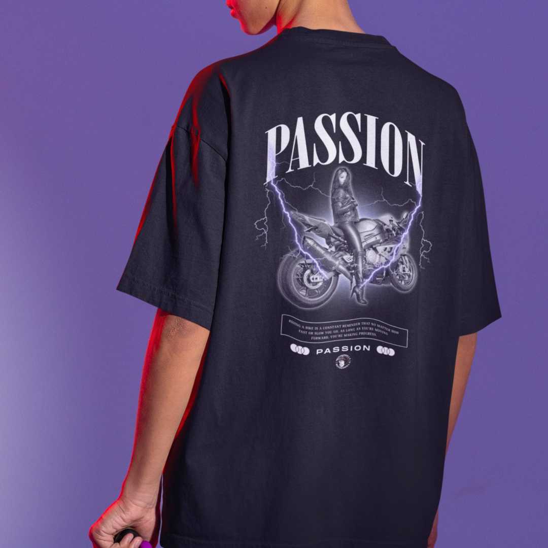 Passion | Motorrad Oversized T-Shirt