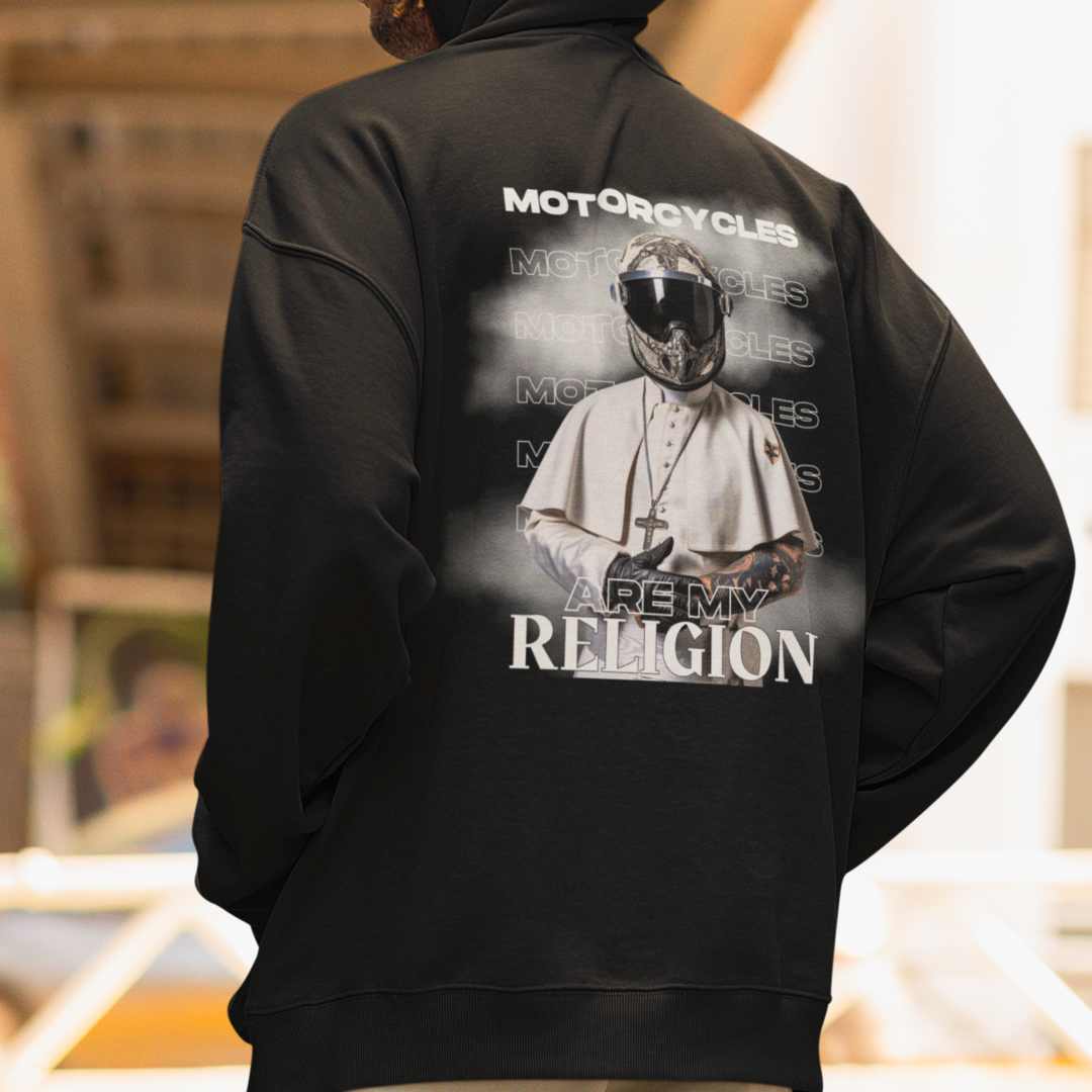 Religion Motorrad Oversized Hoodie