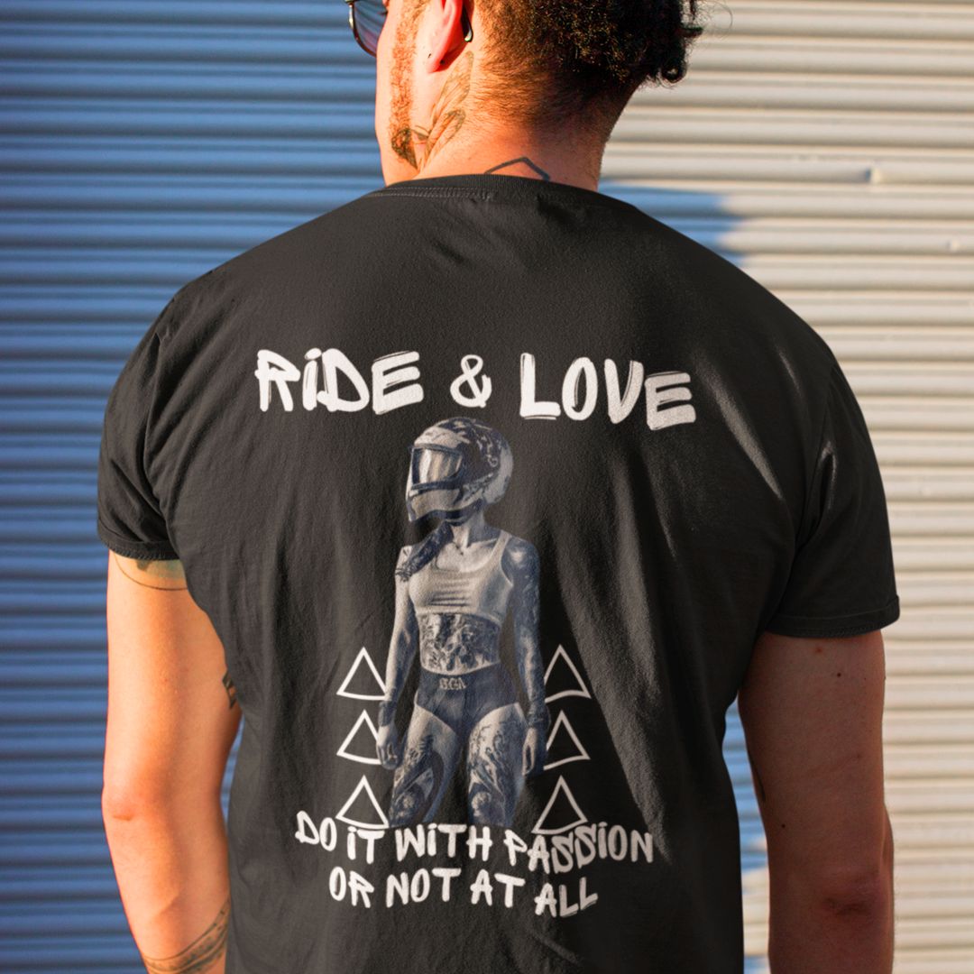 Ride & Love 2 | Motorrad T-Shirt