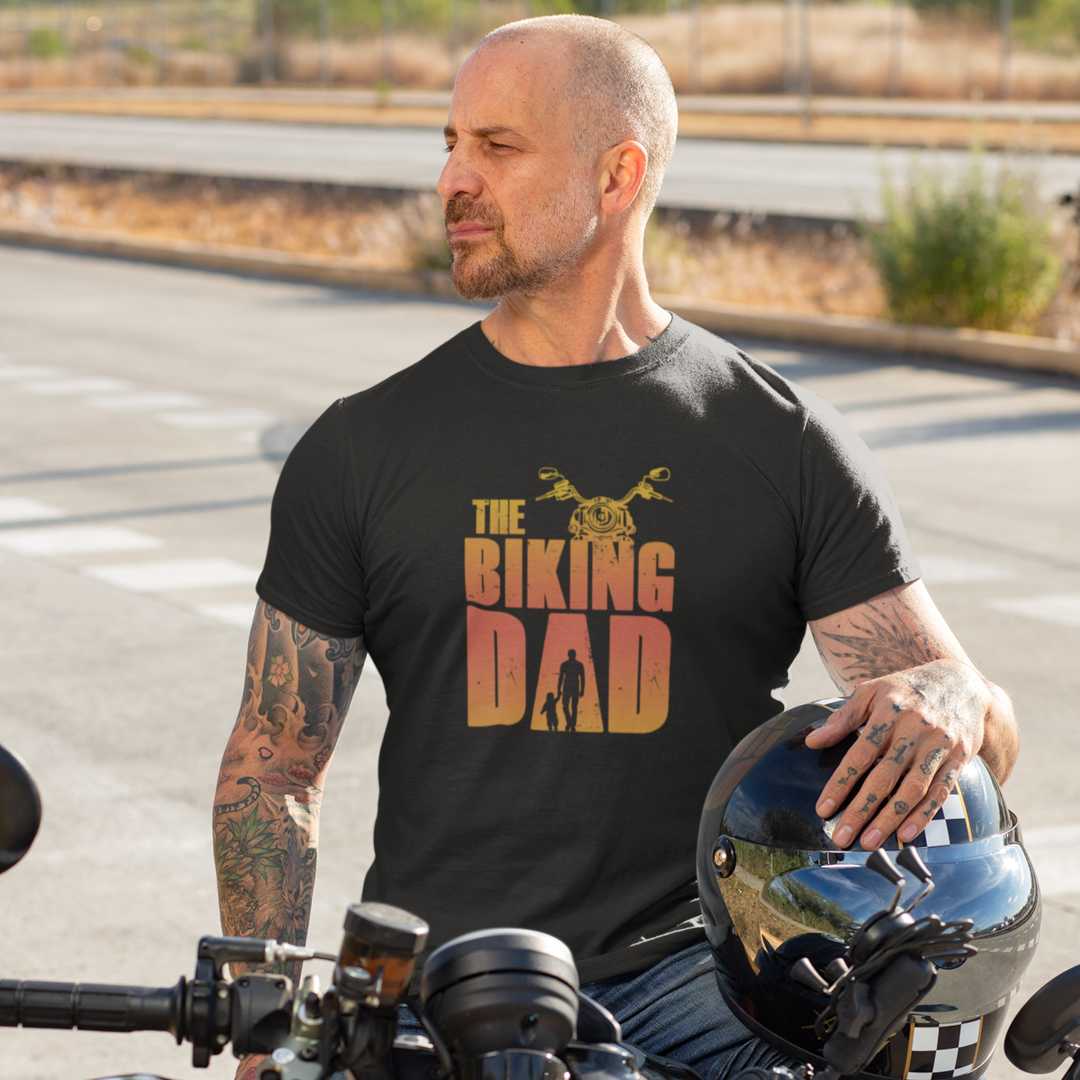 THE BIKING DAD Motorrad T-Shirt