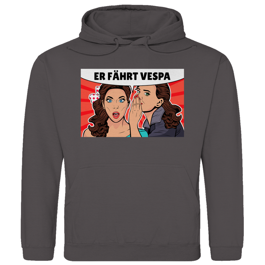 Er fährt Vespa Hoodie