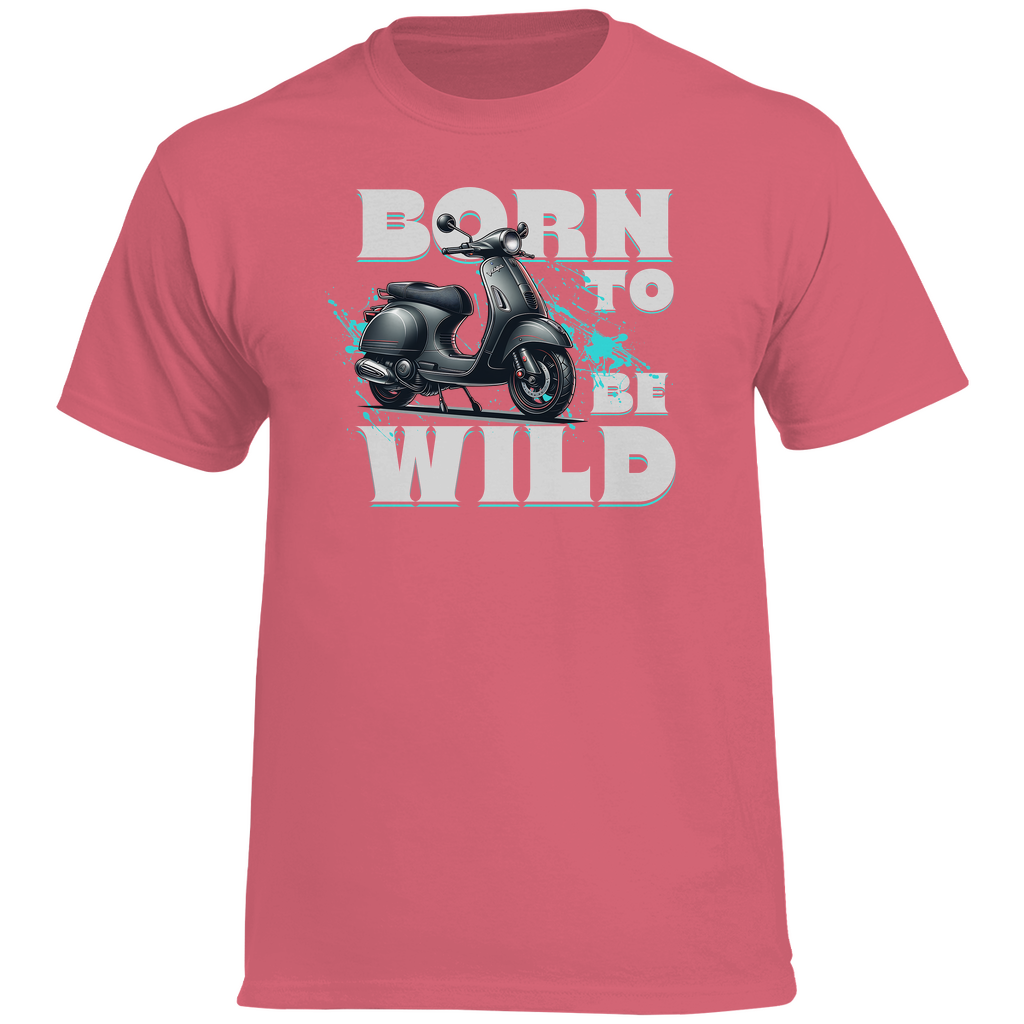 BORN TO BE WILD Vespa GTS T-Shirt