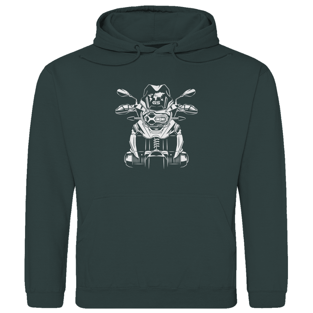 BMW GS Frontansicht Hoodie