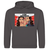Er fährt Erbeerkörbchen Hoodie