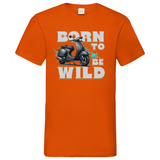 BORN TO BE WILD Vespa GTS V-Neck T-Shirt