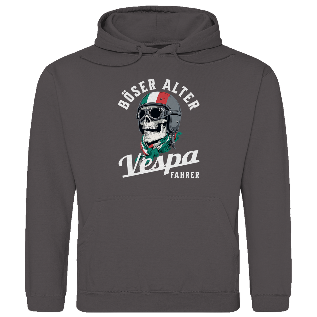 Böser alter Vespa Fahrer Hoodie - Italy Style