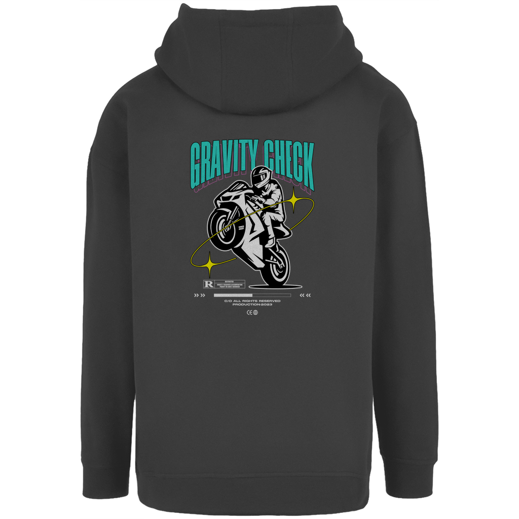 Gravity Check Motorrad Oversized Hoodie