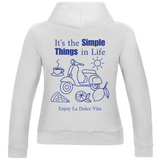 Damen Hoodie Simple Things (Rücken)