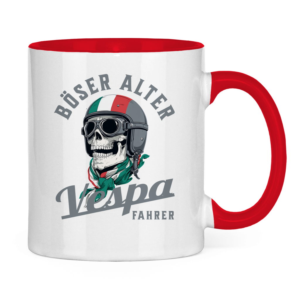 Tasse Böser alter Vespa Fahrer 