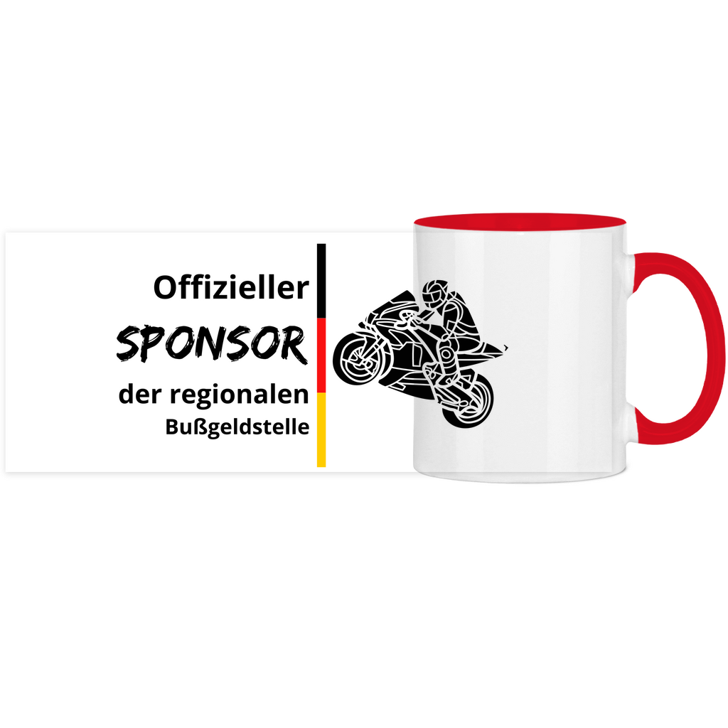 Sponsor Panorama Motorrad Tasse