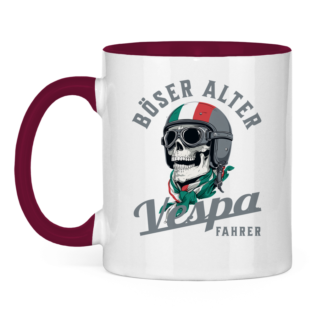 Tasse Böser alter Vespa Fahrer 
